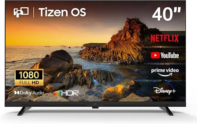 FPD 40 Inch Smart TV 1080p Full HD Powered by Tizen OS Dolby Audio | HDR10, Gaming Hub, SmartThings, Miracast, 350+ free live channels via Samsung TV Plus, Flat Screen Television
