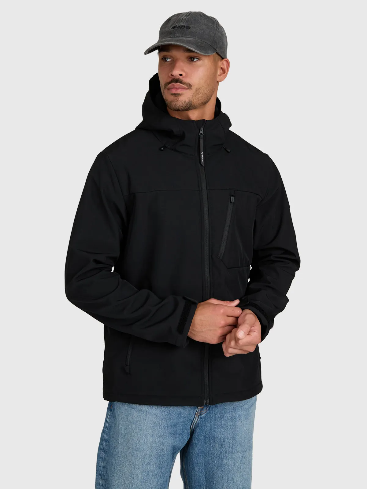 Mick Men Softshell Jacket | Black