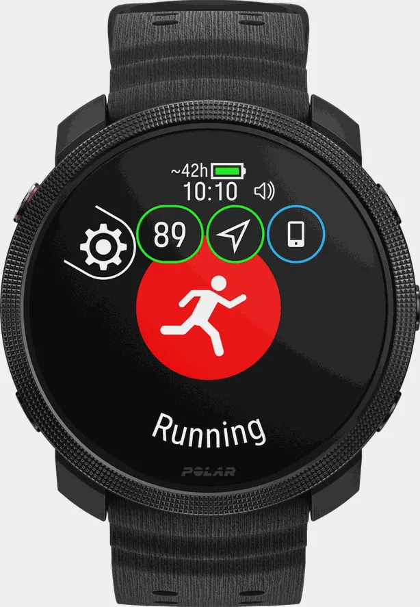 Vantage M3 S-L, smartklokke - Svart