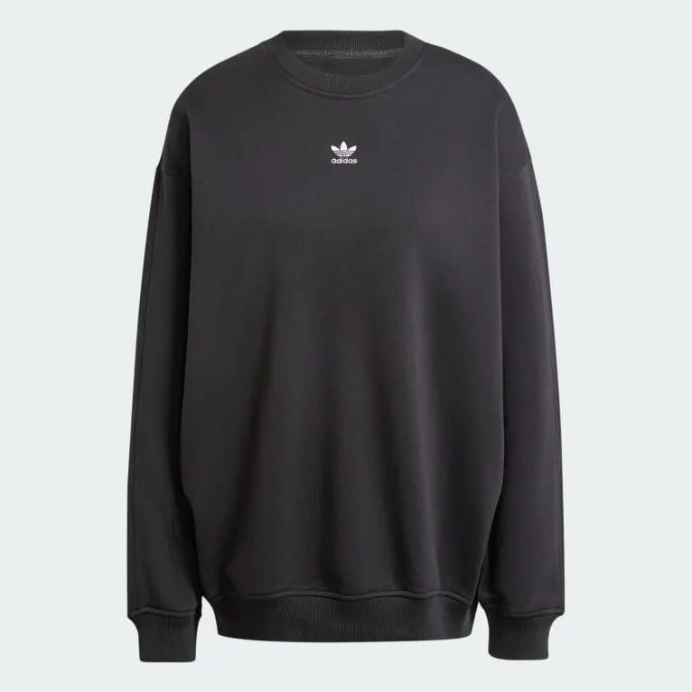 Essentials Fleece Long Oversized Crew Genser