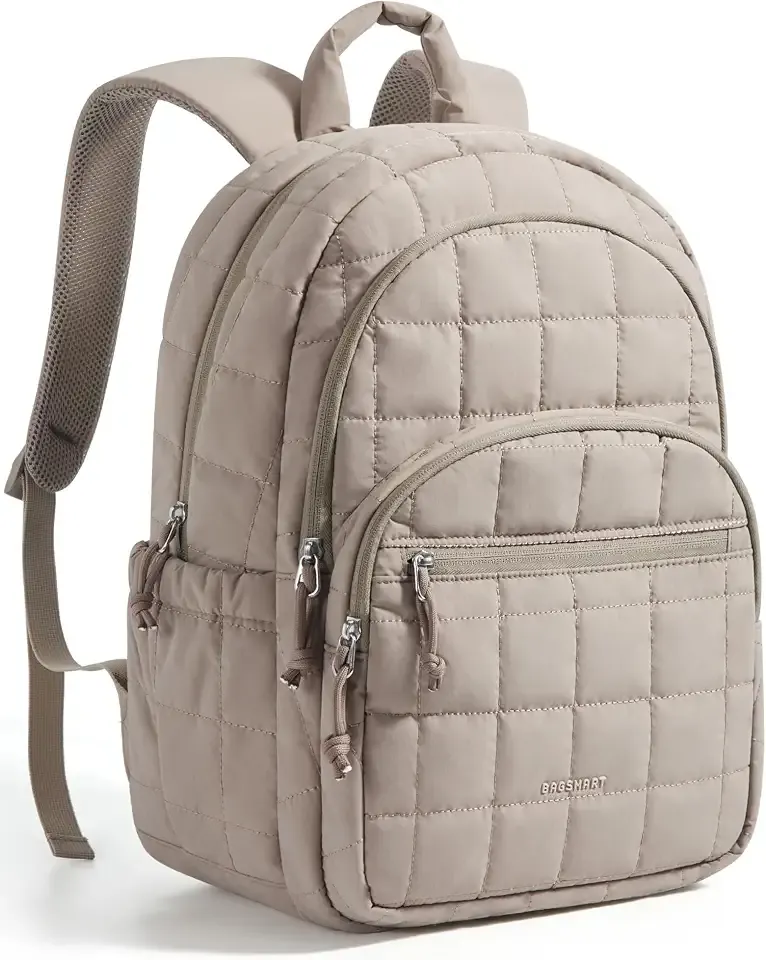 Travel Backpack for Women, 15.6" College Laptop Backpack, Camel