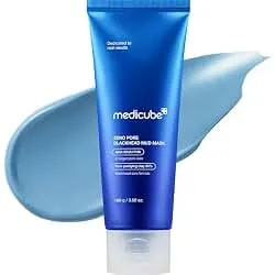 medicube Zero Pore Blackhead Mud Mask - Pore Cleansing & Gentle Exfoliating | Blackhead-Removing Clay Mask with AHA BHA PHA, Pore Minimizing & Cooling Care, 3 Min Quick Dry, Korean Skincare 3.52 oz.