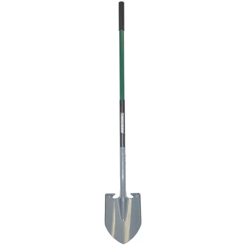 Masterforce® Fiberglass Long Handle Round Point Digging Shovel