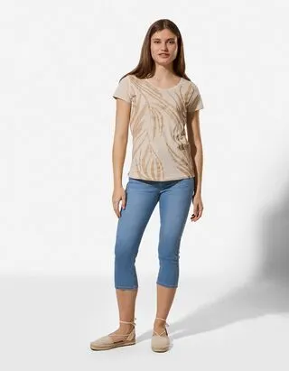Pantaloni capri - Skinny Fit - blu
