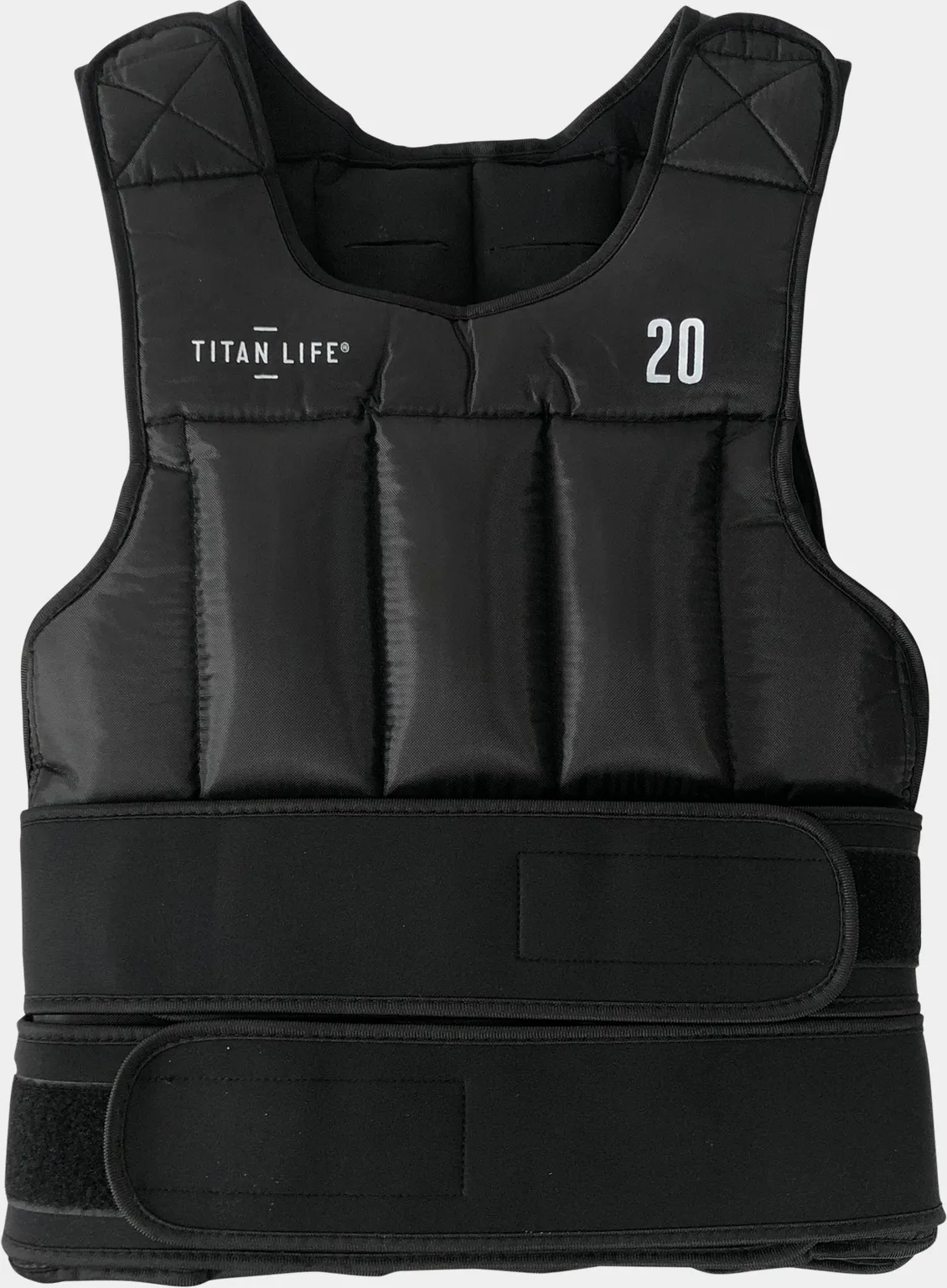 Weight Vest 20 kg, vektvest - Svart