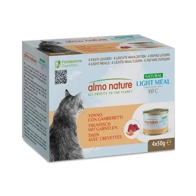 Lot Almo Nature HFC Natural Light 24 x 50 g pour chat