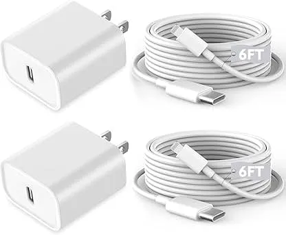 Fast iPhone Charger, iPhone Charger Fast Charging 2Pack…