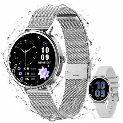 Blackview X30 Smartwatch – 1,26", 10 Tage Ak,100+ Sportmodi,Bluetooth Anrufe, KI-Sprachassistent, Herzfrequenz & Blutsauerstoff, Schlafmonitoring