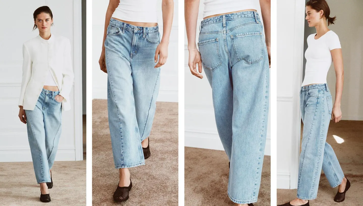 ZW COLLECTION MID-RISE RELAXED ANKLE JEANS