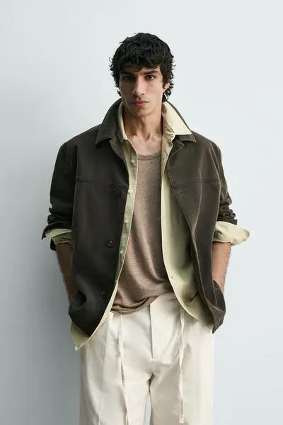 WASHED BOXY FIT JACKET