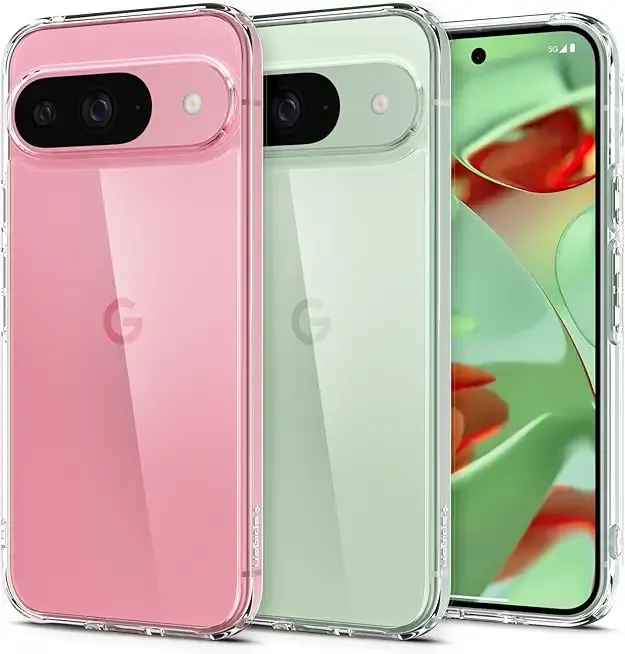 Spigen for Pixel 9/9 Pro Case, Ultra Hybrid (2024) [Anti-Yellowing] [Military-Grade Protection] - Clear