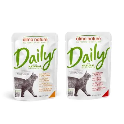 Lot Almo Nature Daily 12 x 70 g pour chat