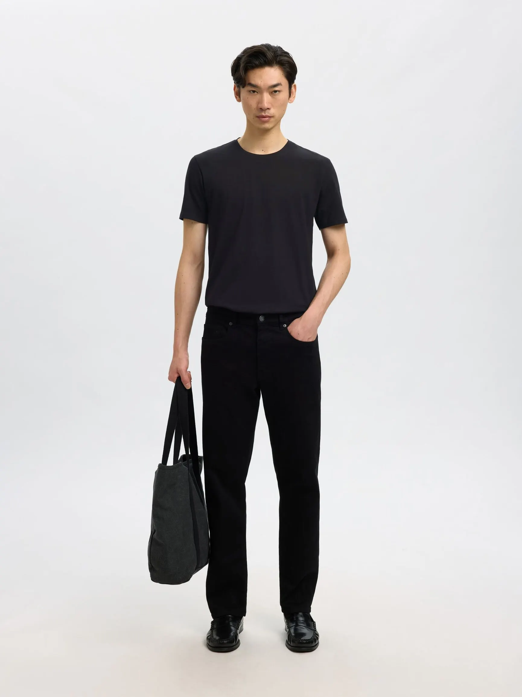 3-PAKNING BOMULL T-SKJORTE