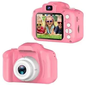 Cámara de Fotos Rosa Gadnic CK32 Digital Para Niños Función Resistente a Golpes
