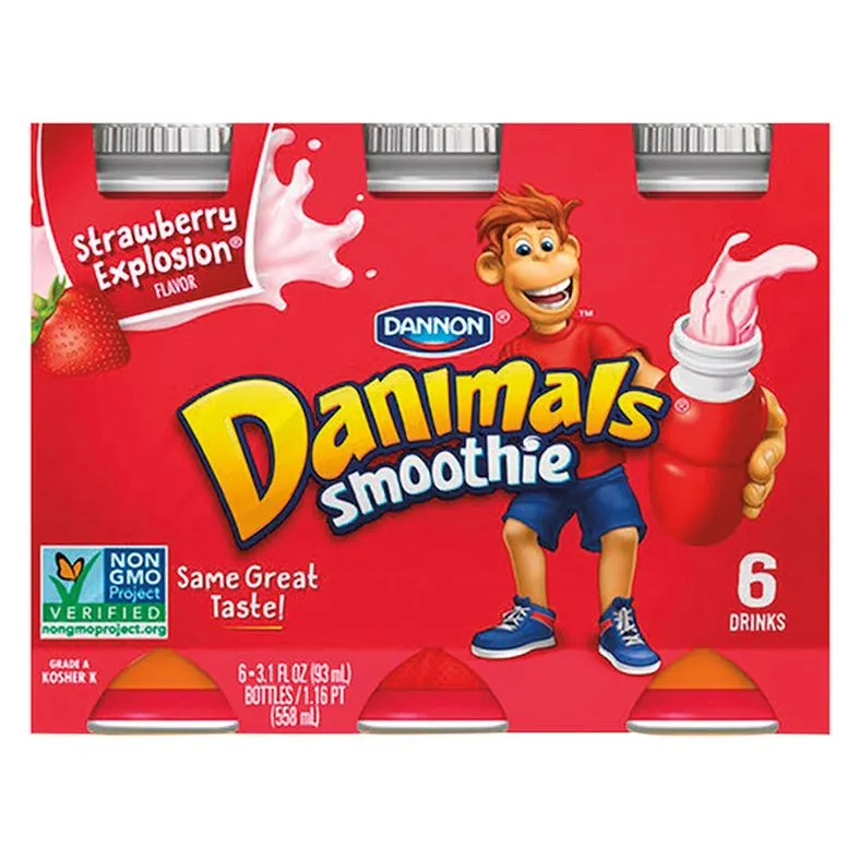 Dannon Danimals Strawberry Smoothie