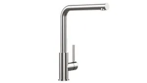 Grifo de cocina monomando caño alto TEKA UNI 9331 SS extraíble cromo mate