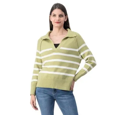 Suéter Mxstaza Mujer con Cuello Abierto