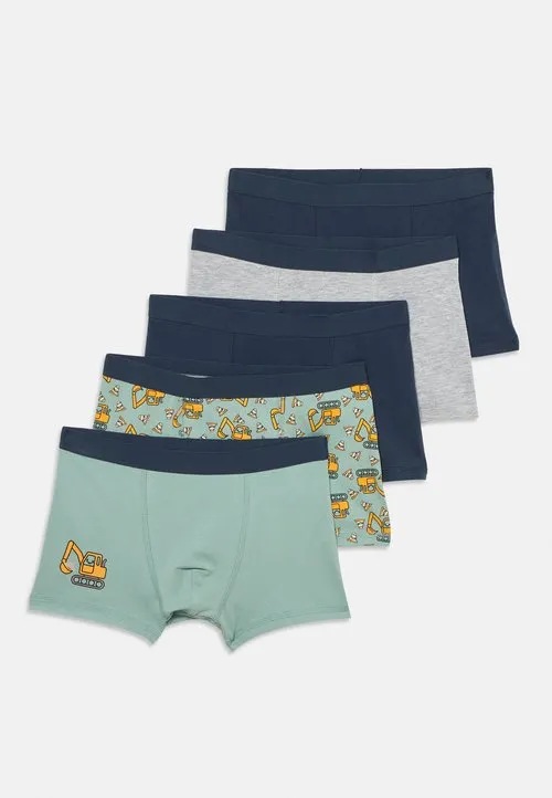 5 PACK - Boksershorts - mottled light grey/green