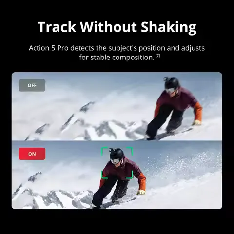 DJI Osmo Action 5 Pro Camera with 1/1.3" Sensor, 4K/120fps Video, Subject Tracking, 12h Extended Battery Life with 3 Batteries, 1.5m Extension Rod, Battery Case