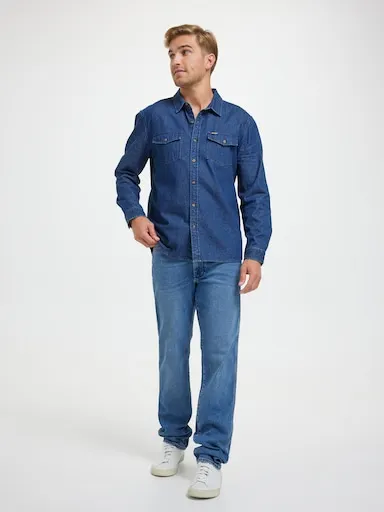 Wrangler Classics Slim Straight Washed Stone