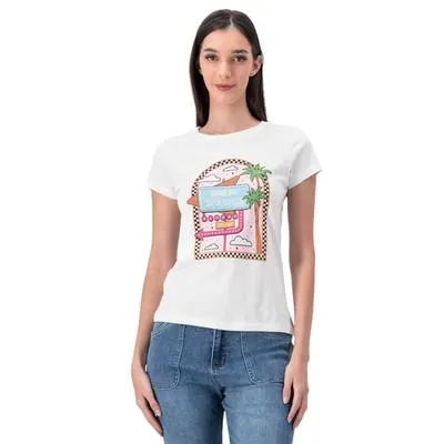 Playera Mxstaza Cuello Redondo Estampado Frontal