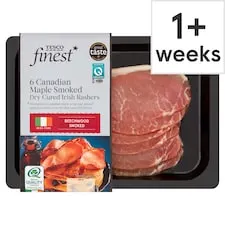 Tesco Finest Irish Canadian Maple Rashers 240G