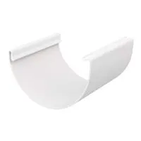 Räystäskourun jatko-osa 125 mm valkoinen