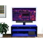 Technical Pro Professional Bluetooth Entertainment Center TV Stand with LED Lights & APP