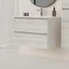 Mueble de baño con lavabo Espacio olmo 90x46 cm