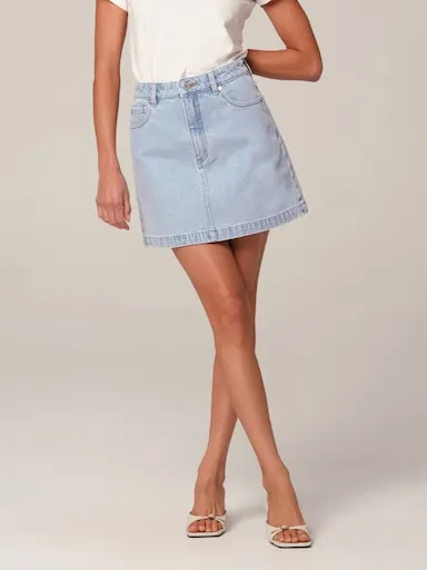 RES X ABRAND Hi Aline Skirt In Courtney