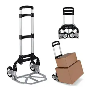 Carretilla Zorra Plegable Multifuncional 80kg Incluye Pulpo Negro