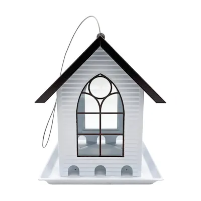 Metal Hanging Suet Bird feeder - 0.62-lb 1-cake Capacity