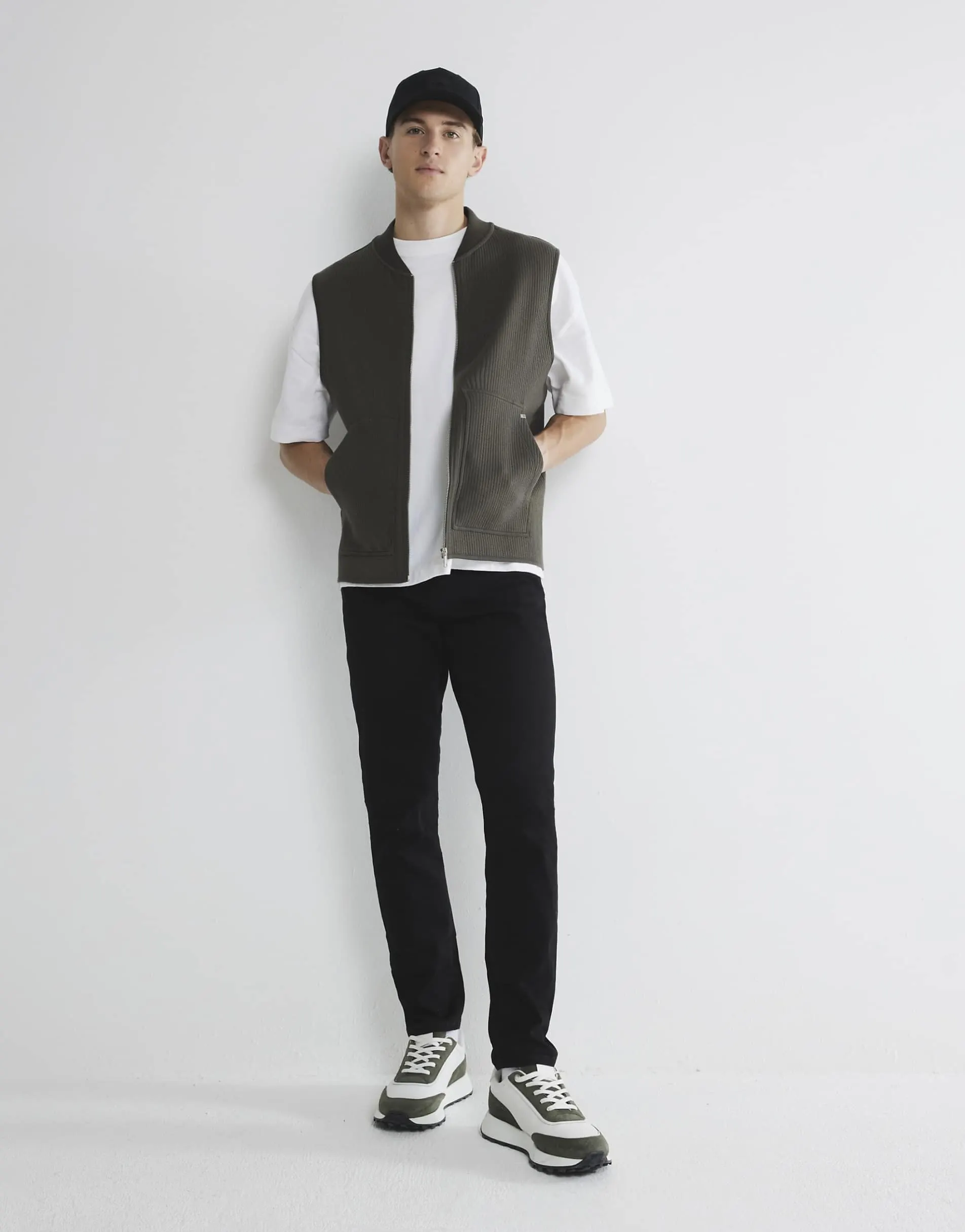 River Island Skinny fit stretch jeans in black
