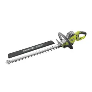 Tagliasiepi elettrico con spazzole al carbonio in pvc RYOBI RHT8165RL 2 lame da 65 cm 800 W con protezione per la lama e guaina protettiva