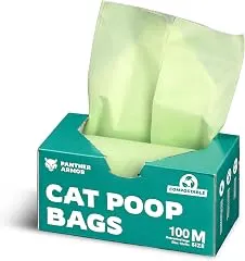 Panther Armor Cat Litter Bags for Poop,…