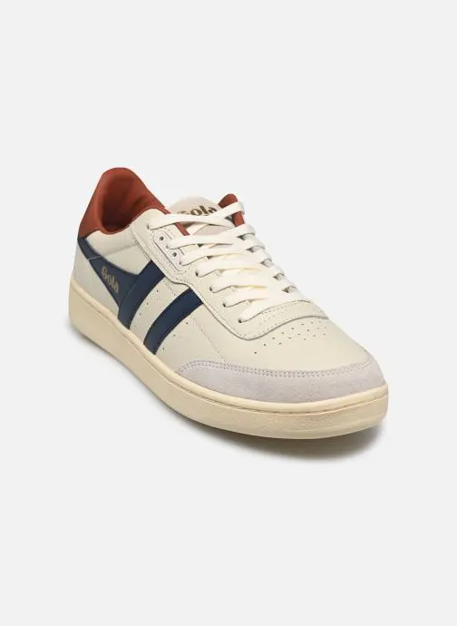 Lage sneakers CONTACT LEATHER heren wit