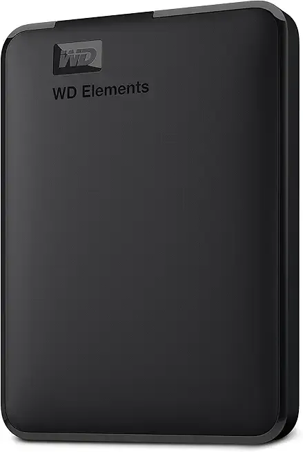 Western Digital WD 5TB Elements Portable External Hard Drive for Windows, USB 3.2 Gen 1/USB 3.0 for PC & Mac, Plug and Play Ready - WDBU6Y0050BBK-WESN