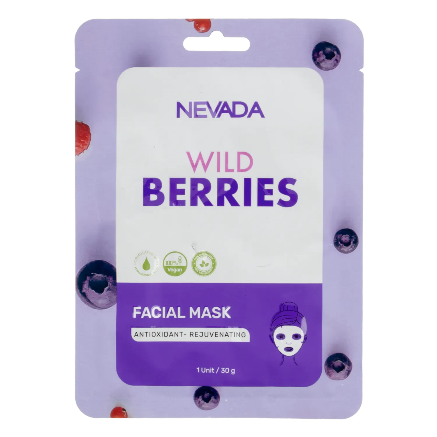Mascarilla Facial Antioxidante De Frutos Del Bosque NEVADA 30 G