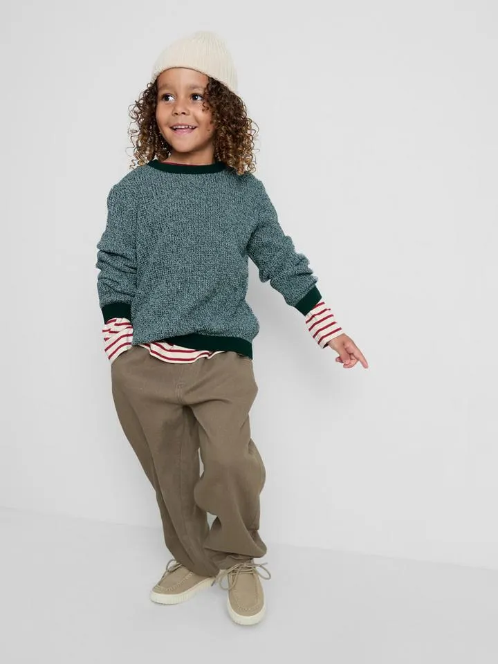 1–9 ans | Pull à col ras-du-cou