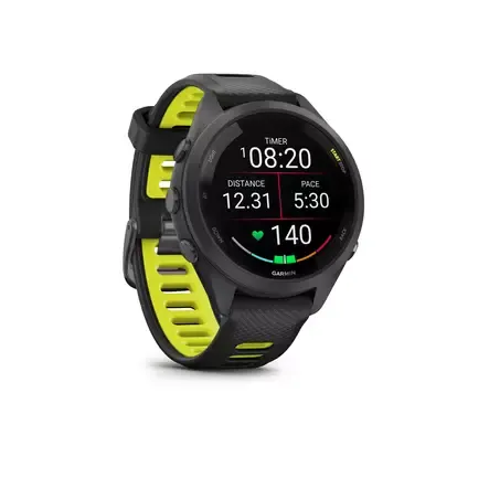 GARMIN FORERUNNER 265S URHEILUKELLO MUSTA/KELTAINEN