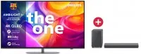 55PUS9060/12 The One 139 cm (55") QLED Ambilight TV + Dein Geschenk: Philips TAB6100/10 Soundbar + Subwoofer