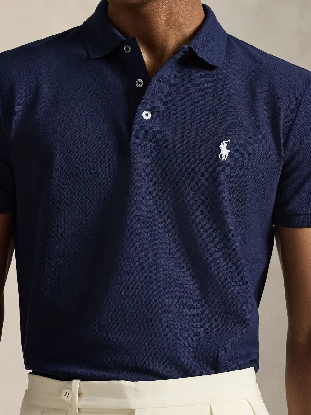 STRETCH MESH POLO SHIRT