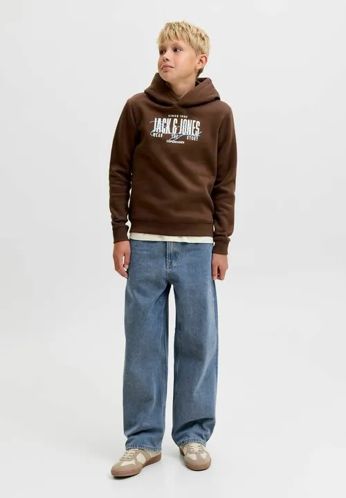 BAGGY FIT JEANS JJIALEX JJORIGINAL AKM 966 JNR JUNIOR - Jeans relaxed fit - BLUE DENIM