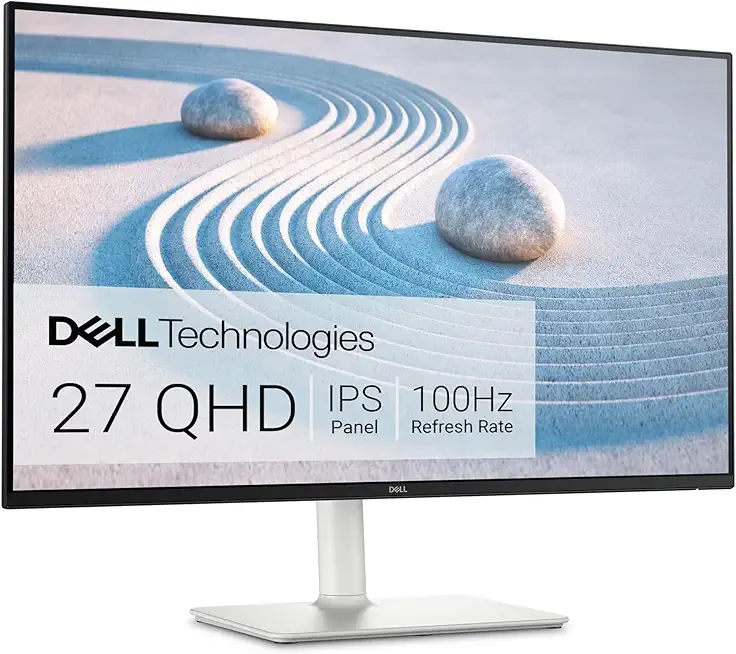 S2725DS Monitor - 27 Inch, QHD (2560x2440) Display, 100Hz refresh rate, 1500:1 contrast ratio, TÜV Rheinland Eye comfort 4 Star, Integrated 2x5W speaker, Height/Tilt/Swivel/Pivot- Ash White color