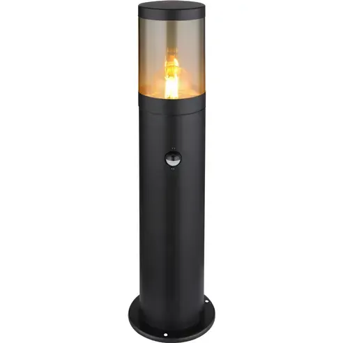 Außenleuchte - schwarz - Bewegungssensor - 50 cm