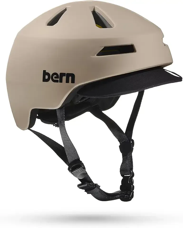 Bern Brentwood 2.0 MIPS Adult Bike Helmet with Rotational Impact Protection│Dial Adjusted Fit│ Flip Visor│Adapts to All Seasons│Fully Certified