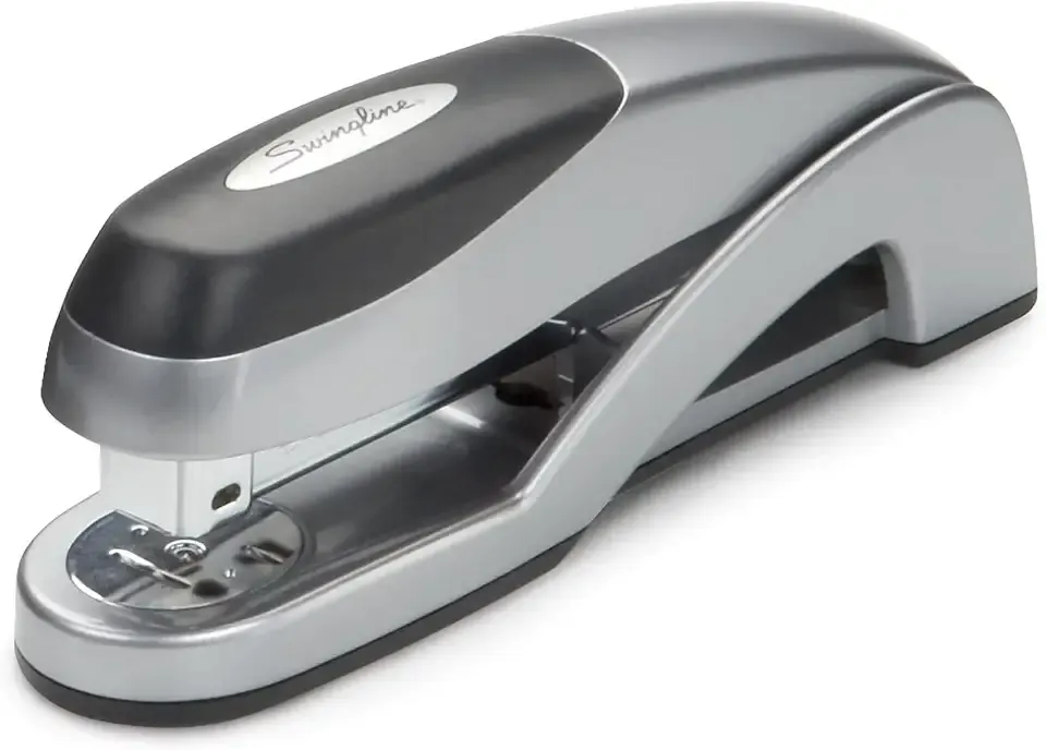 Swingline Stapler, Optima Full Size Desktop Stapler, 25 Sheet Capacity, Jam Free, Desk, Silver (87801)