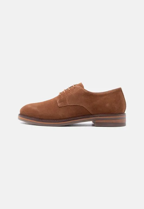 LEATHER - Snøresko - cognac