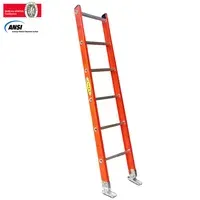 Escalera Certificada 2 m 6 P Pared Dieléctrica 136 kg Fanes