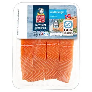 Norwegische Lachsfiletportionen 500 g